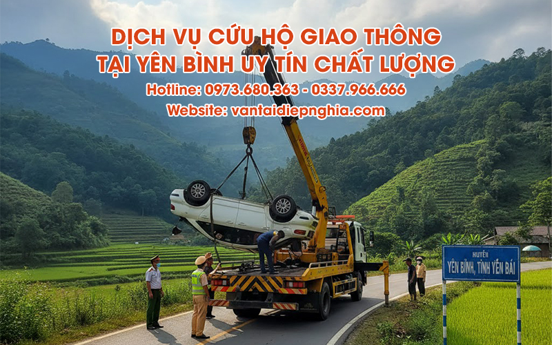 Dịch vụ cứu hộ giao thông tại Yên Bình uy tín, chất lượng