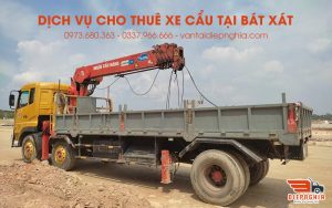 Dịch vụ cho thuê xe cẩu tại Bát Xát hỗ trợ 24/7 nhanh chóng