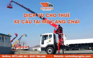 Dịch vụ cho thuê xe cẩu tại Mù Cang Chải uy tín, giá rẻ nhất