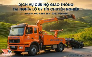 Dịch vụ cứu hộ giao thông tại Nghĩa Lộ uy tín, chuyên nghiệp