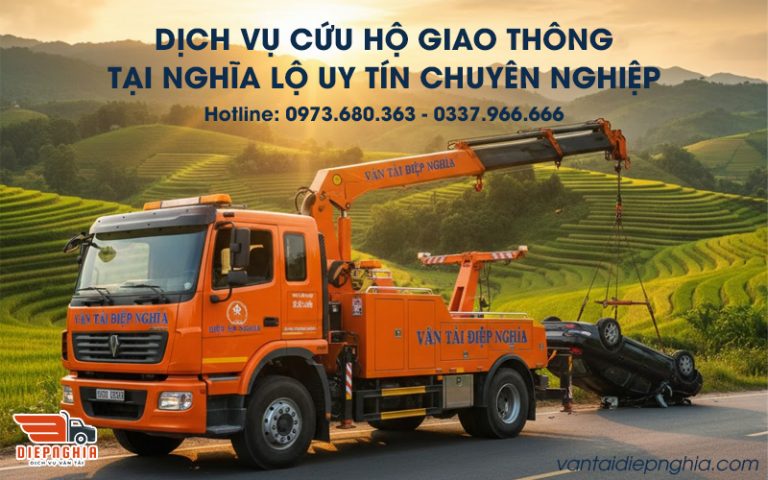 Dịch vụ cứu hộ giao thông tại Nghĩa Lộ uy tín, chuyên nghiệp